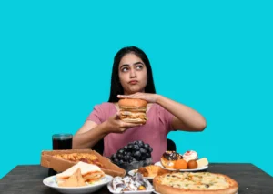 Common causes of poor digestive health like stress and unhealthy diet infographic