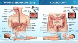 endoscopy vs colonoscopy