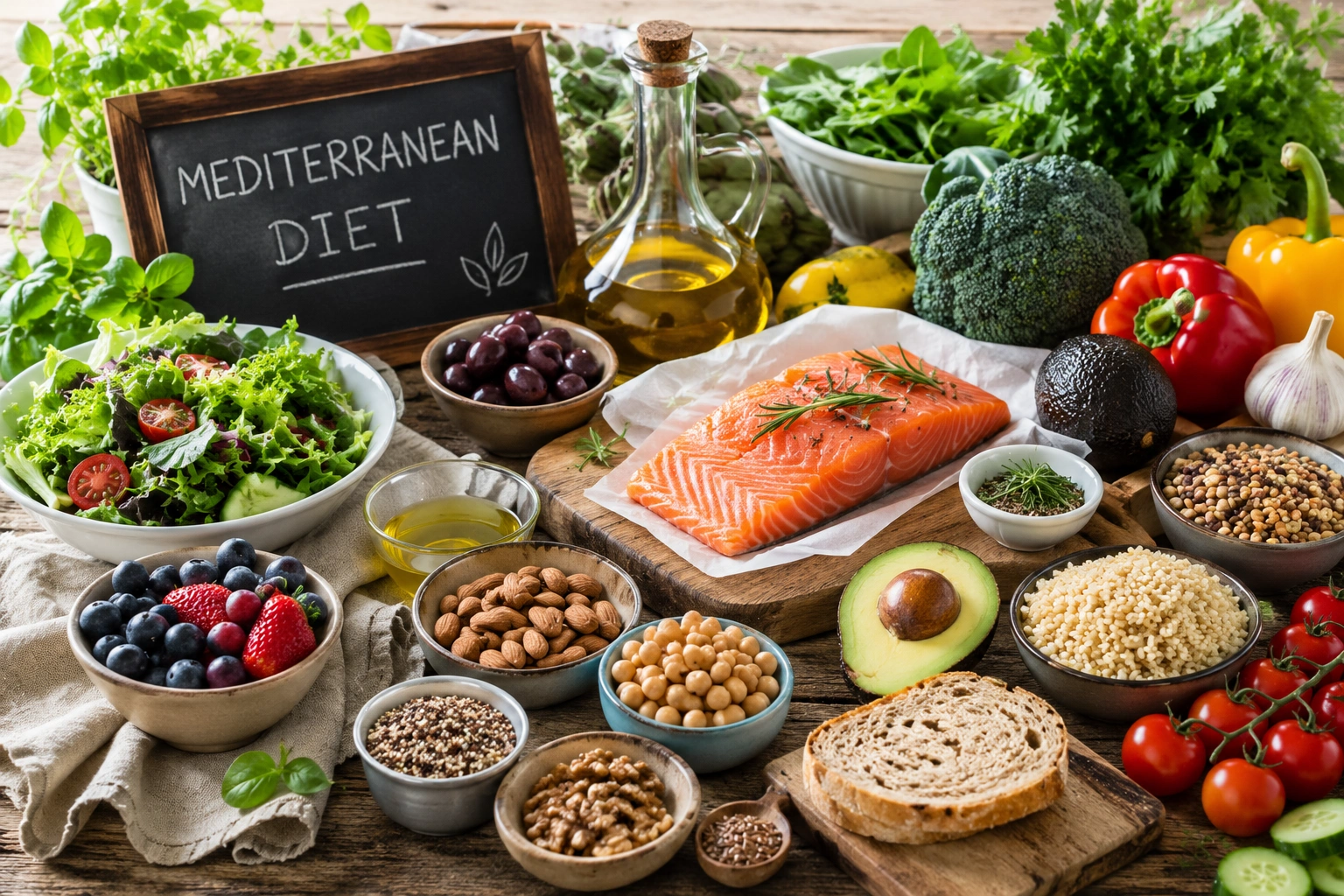 Healthy foods recommended for people with Grade 1 fatty liver.